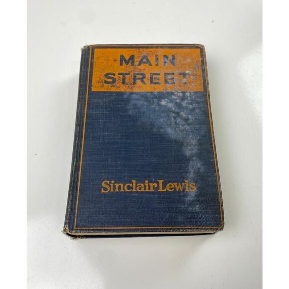 Antique Main Street Sinclair Lewis Harcourt Brace & Howe 1st Edition 1920 Book - Picture 1 of 10